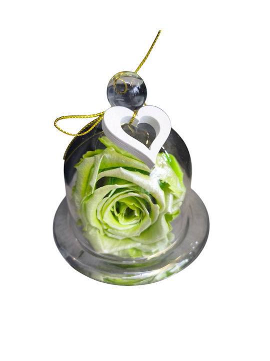 Green All Saints Mini Rose Vase H 10cm Milvaflowers