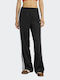 Track Pants Damen Jogginghosen Schwarz