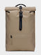 Rains Rolltop Rucksack Waterproof Beige