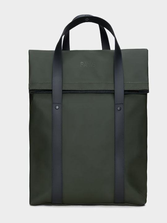 Rains 2 Way Tote Αδιάβροχο 15lt Πράσινο