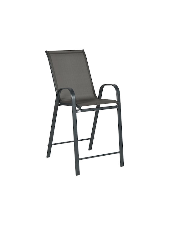 Metallischer Gartenhocker Anthrazit 55x70x114cm Metallischer Gartenhocker Anthrazit 55x70x114cm