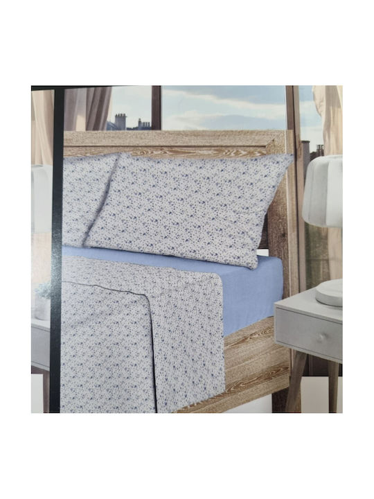 Homestyle Σετ Μαξιλαροθήκες Μπλε 50x70εκ.