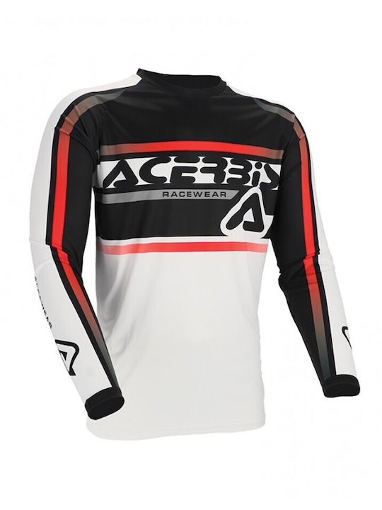 Acerbis Linear Men's Jersey Motocross Black