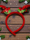 Christmas Red Reindeer Headband Red Sequins 1epx3191
