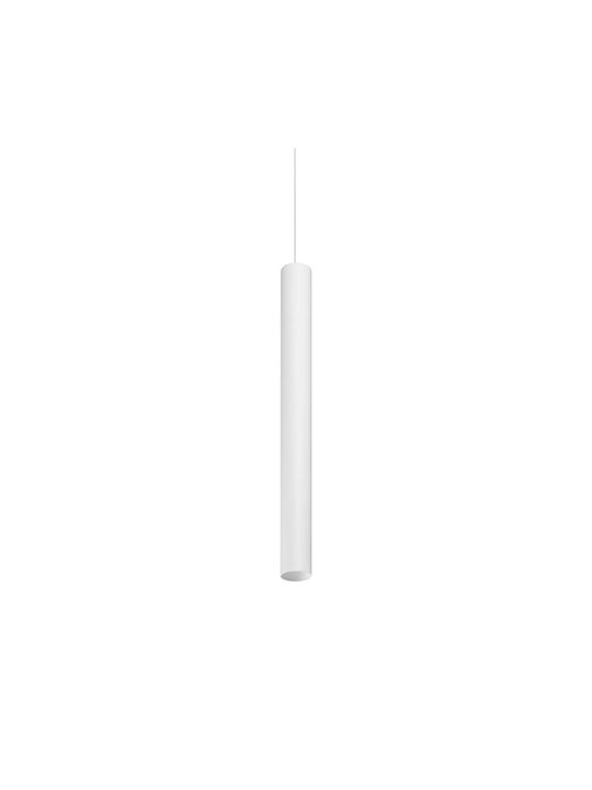 Ideal Lux Look Sp1 Round Pendant Light White 6x6cm
