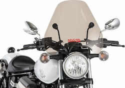 Slipstreamer Ζελατίνα Spitfire S-06-a-c-m Harley Davidson Xlh 883 88-03 En 650 Abs 15-23 Kawasaki Vn 800 95-06 900 06-16 Triumph Speedmaster 865 05-16 Γκρι