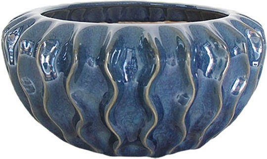 Marhome Κασπω-bazo Πηλινο Μπλε Οβαλ Ραβδωσεις Φ26x11cm 4/κιβ 06-99072 Marhome Κασπω-bazo Πηλινο Μπλε Οβαλ Ραβδωσεις Φ26x11cm 4/κιβ 06-99072