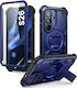 Supcase Back Cover Silicone / Plastic / Tempered Glass Blue (Galaxy S26)