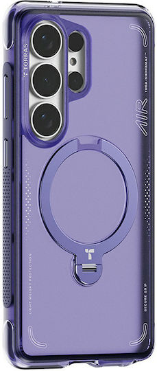 Torras Ostand Spin 360 Vollschutz Metallisch Lila Für Galaxy S26 Ultra