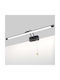 Modern Lamp Bathroom with Integrated LED and Warm White Light Black 60x19x10cm