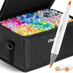 Ohuhu Honolulu Brush & Chisel 216 Drawing Marke...