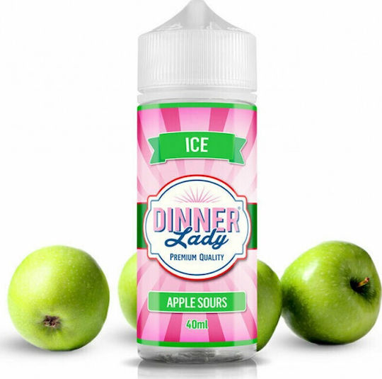 Dinner Lady Flavor Shot Sours Ice 30ml/120ml 1pcs Apple Sours Ice