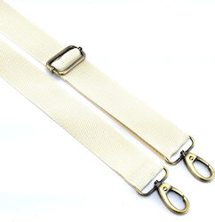 Curea Economică Colour 4 X 125 Cm Ivoire Bronz Accesorii Metalice Mbch16
