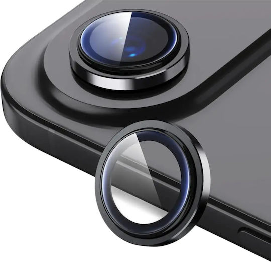 Lens Protector Протектор за камера Закалено стъкло Черен за iPhone 17