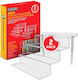 Evoretro Acryl Display Shelf Riser Display Stand Figuren 2er Pack 37 X 21 X 15 Cm
