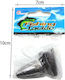 Βαρίδια Ψαρέματος 2τμχ Hook Mounted Additional Weight Lead Fall Hook 80g