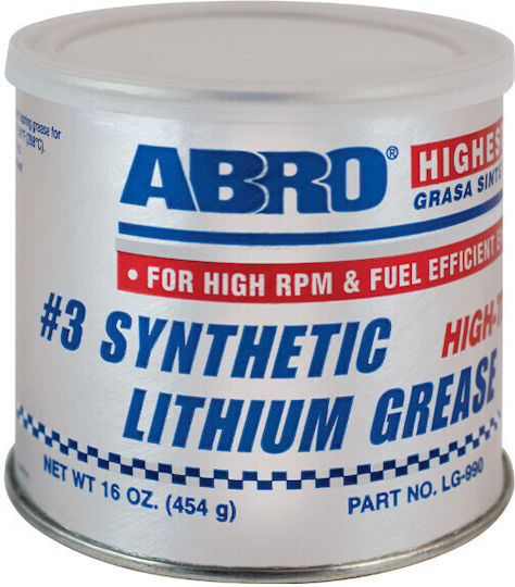 Abro Lg-990-am Synthetisches Schmierfett Nr. 3 Meeresblau 454g