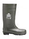 Active Gear Unisex Sicherheitsgummistiefel Knie Grün