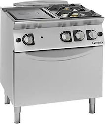 Gewerbliche Herde Gas Kochfeld 2 Brenner 1 Plat...