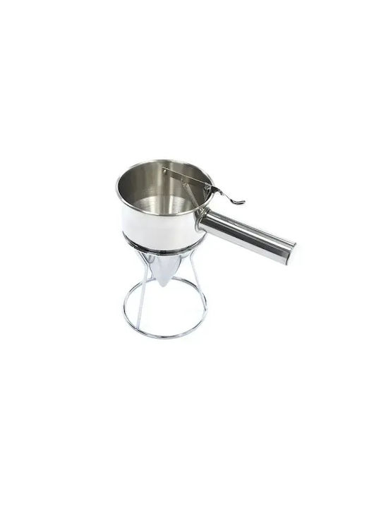 Distribuitor Oțel Inoxidabil Amestec Loukoumades 13×22×13 Cm