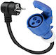 Industrial Power Socket Adapter 16A 250V Universal to Greece