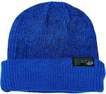 Fox Beanie Ανδρικός Σκούφος Πλεκτός σε Μπλε χρώμα