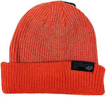 Fox Beanie Ανδρικός Σκούφος Πλεκτός σε Πορτοκαλ...