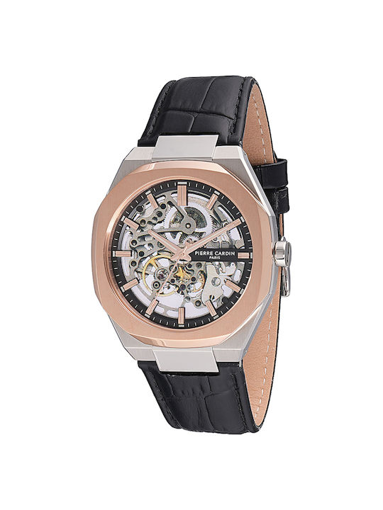 Pierre Cardin Men's Watch 42mm Battery with Bla...