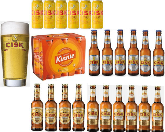 Kinnie Beer Glass 400ml Cisk Beer Glass