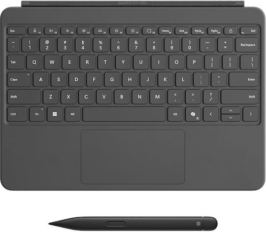 Surface Pro Безжично Клавиатура с тъчпад за таблет Английски US Сив