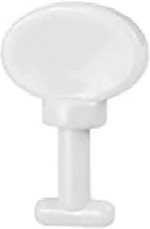 ikonka Capac de protecție pentru priză Montaj simplu din Plastic în Culoare Alb 1.2x2cm 1buc