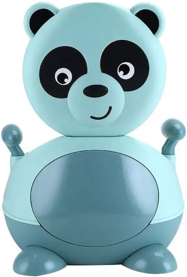 Little Mom Potties Toilet with Lid Green