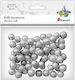 Styrofoam Balls 15mm 65pcs Silver