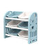 Sistem de Depozitare Jucării din Țesătură Albastru 77x66x32cm 1buc
