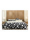 Пухено Единично с Пълнеж Microfiber 160x240бр Red-Black