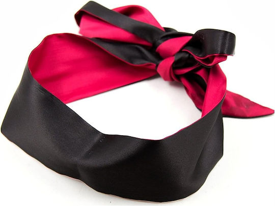 Smd Prime Instinct BDSM Satin Band Blindfold Satin Eye Mask 150cm Black Red