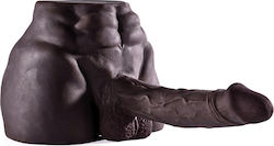 Smd Dual Mandingo 2-in-1 Sex Doll 19cm Bendable Dildo Tight Anus Black