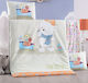 Victoria Home Set Pentru Patut Bej 6buc piese