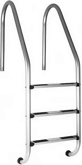 Aqua Line Pool Ladder Made of Stainless Steel Turquoise