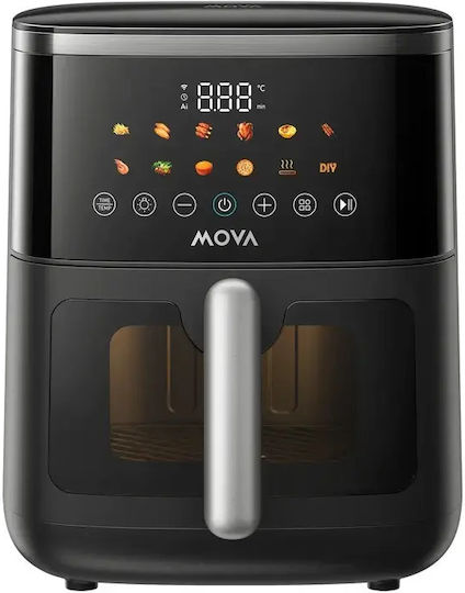 Mova Fd10 Pro Air Fryer με Wi-Fi 6lt Μαύρο