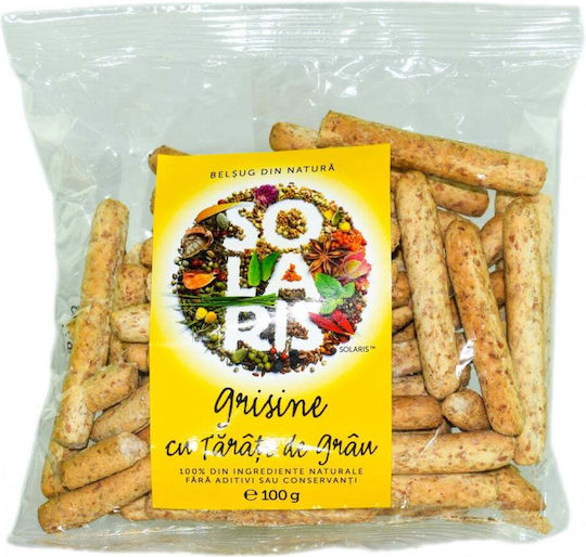 Whole Wheat Flour Wheat Bran Breadsticks 100g Solaris Plant