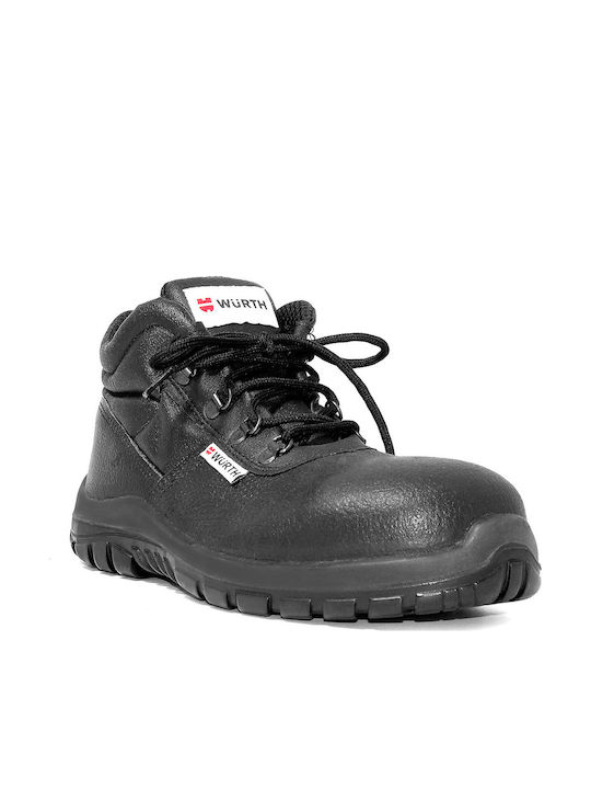 Wurth Hermes S3 Safety Μποτάκι Ασφαλείας Μαύρο S3