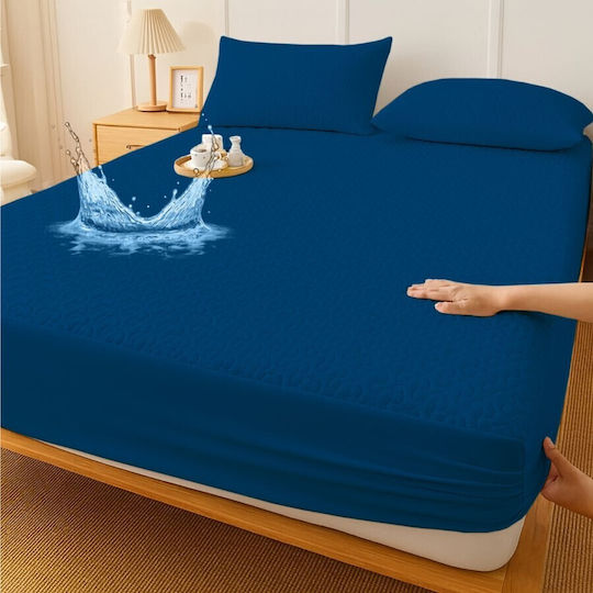 Pucioasa King Size Waterproof Set cu Fețe de Pernă 200x200cm