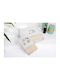 Dimcol Σετ Βρεφικές Πετσέτες 2τμχ Stork White-yellow Βάρους 400gr/m²
