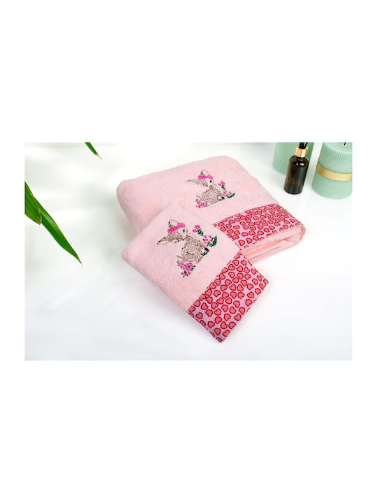 Dimcol Σετ Βρεφικές Πετσέτες 2τμχ Deer Βάρους 400gr/m²