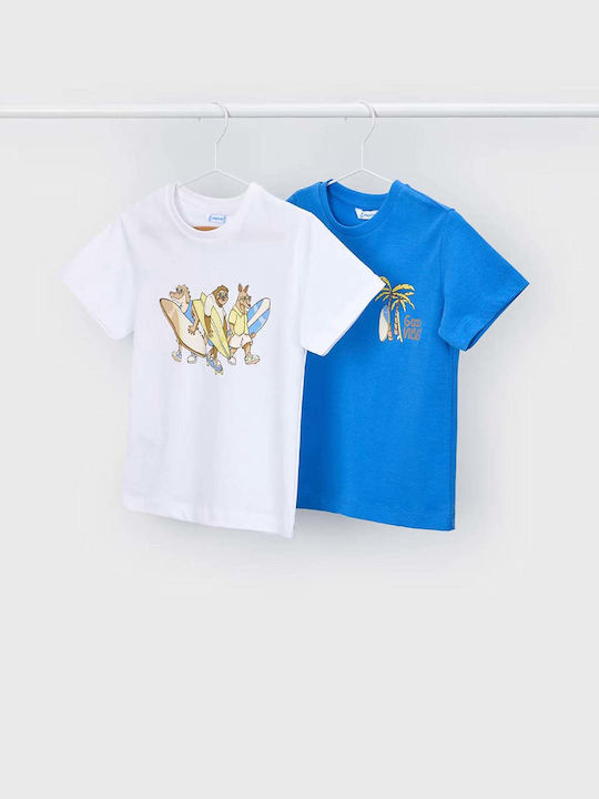 Mayoral Σετ Παιδικά T-shirts Ρουα
