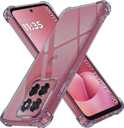 Back Cover Silicon Transparent (Motorola Moto G57 Power, Motorola Moto G67 Power)