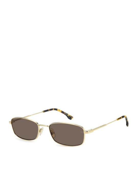 Victoria Beckham Unisex Sonnenbrillen mit Goldenem Metallrahmen