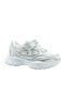 Παιδικά Sneakers με Σκρατς Λευκά