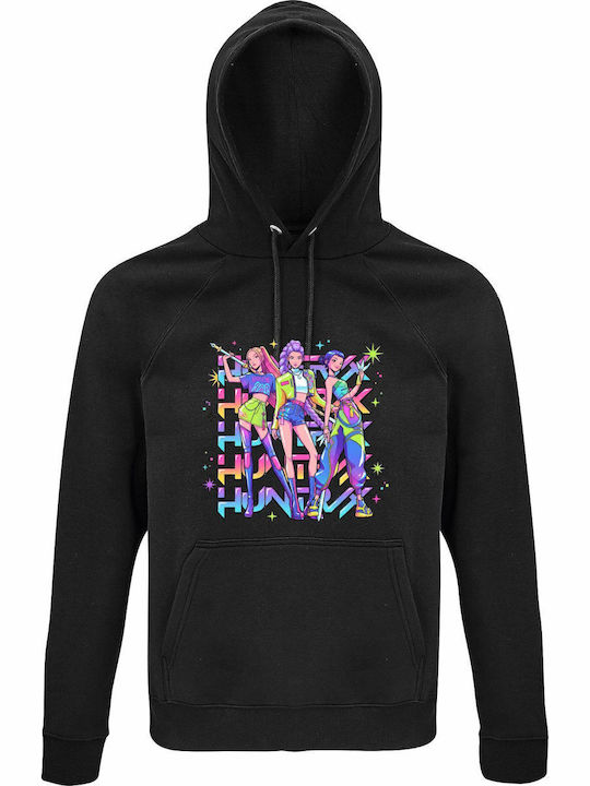 kirikoko Kids Sweatshirt with Hood Black Kpop H...